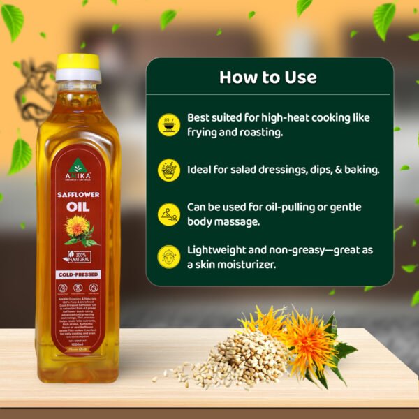 Cold-Pressed Safflower Oil