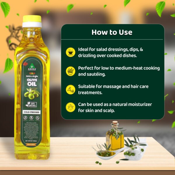 Cold-Pressed Extra Virgin Olive Oil (Imported from Spain)