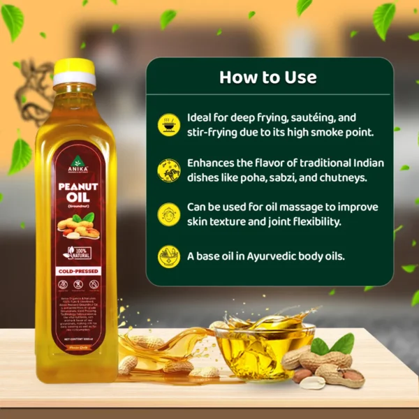 Cold-Pressed Peanut Oil (Groundnut Oil)