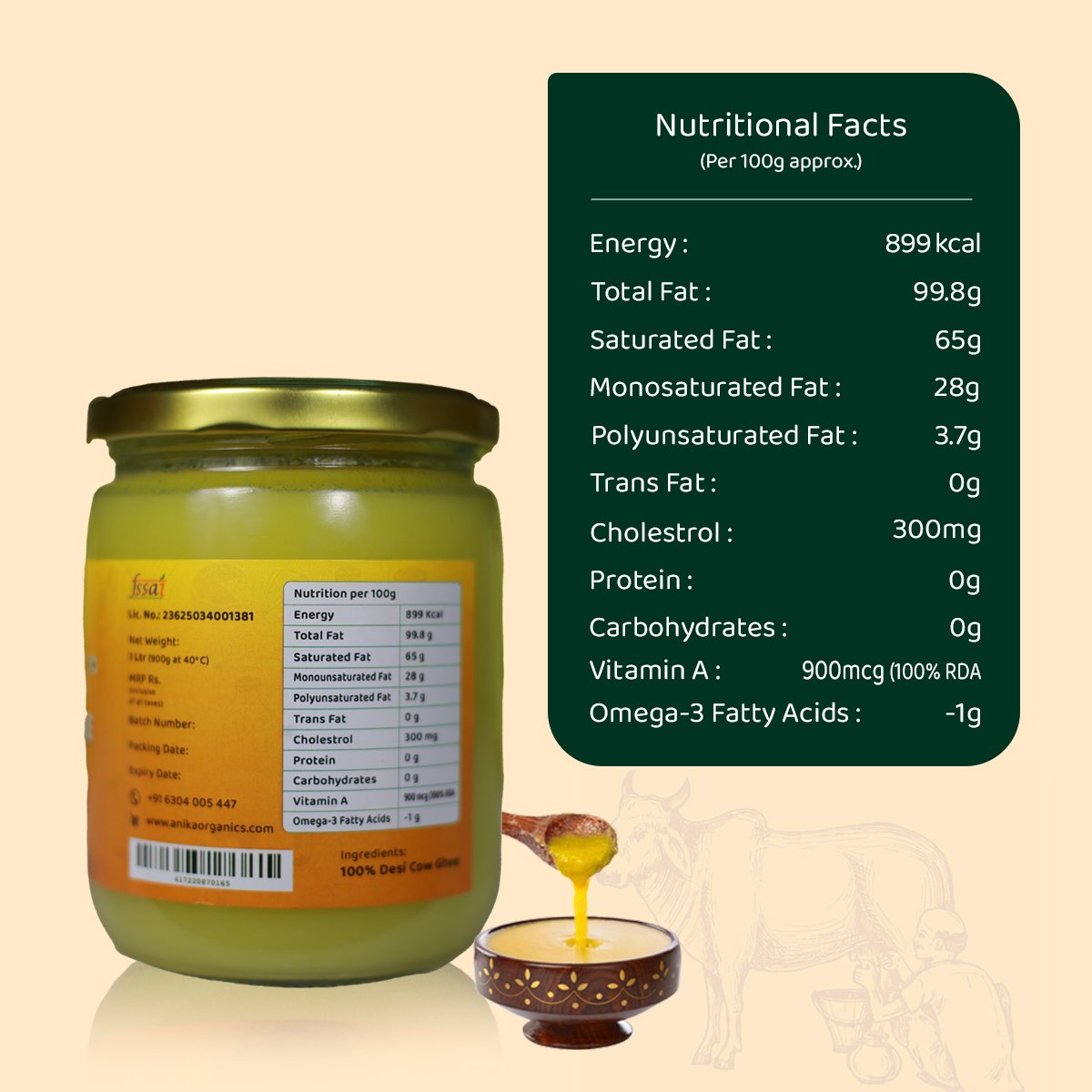 A2 Desi Cow Ghee(Bilona Method) - Image 5