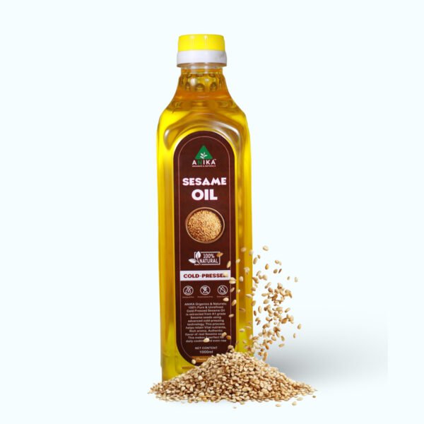 Cold-Pressed White Sesame Oil (Til Oil)