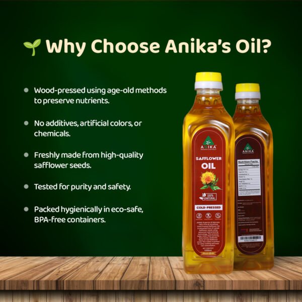 Cold-Pressed Safflower Oil