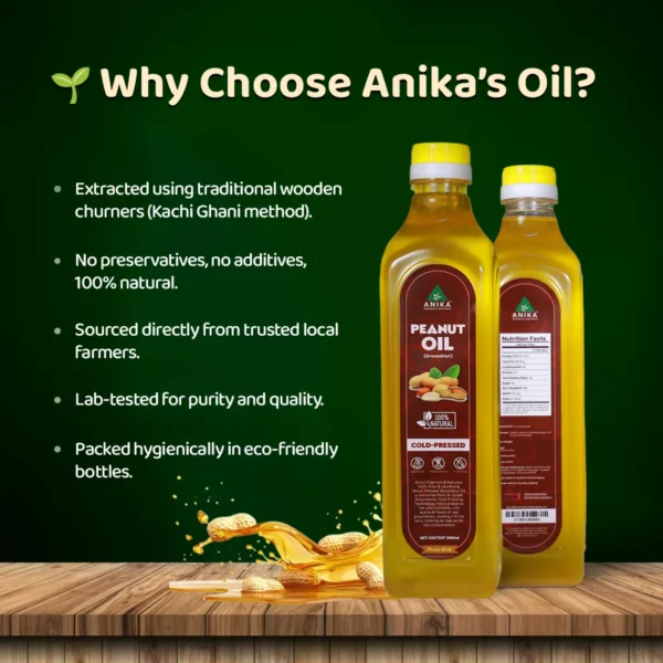 Cold-Pressed Peanut Oil (Groundnut Oil)