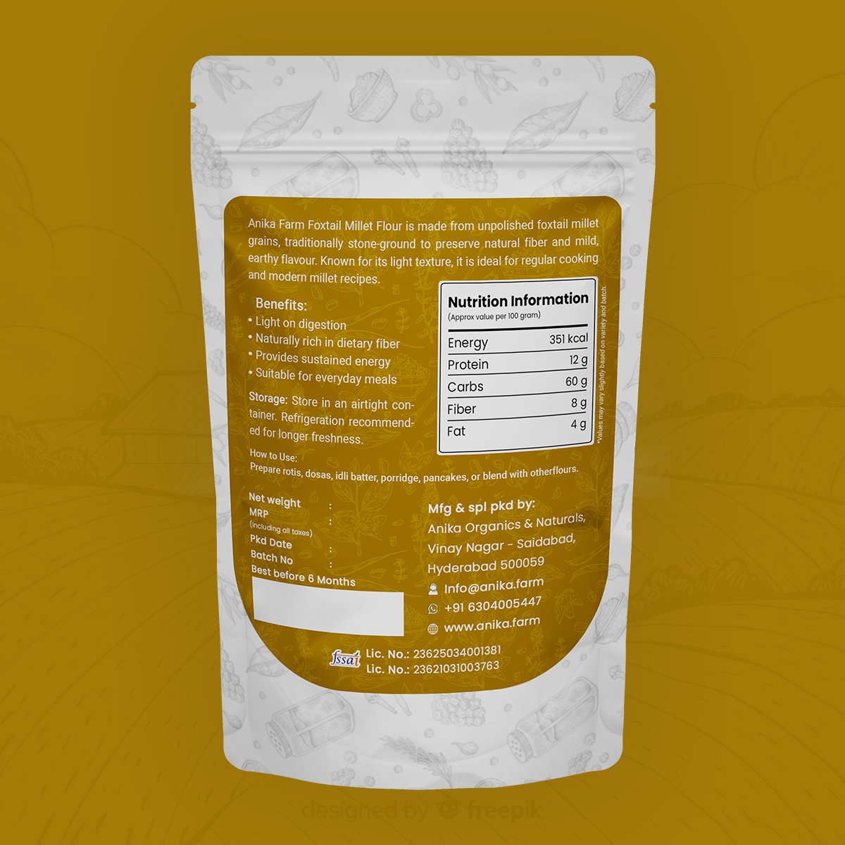 Foxtail millet flour - Image 2