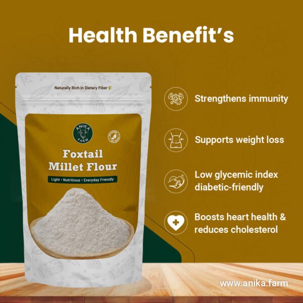 Foxtail millet flour