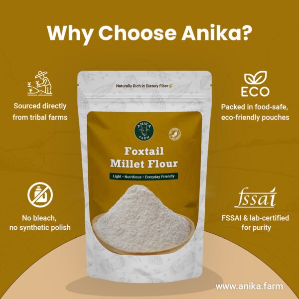 Foxtail millet flour