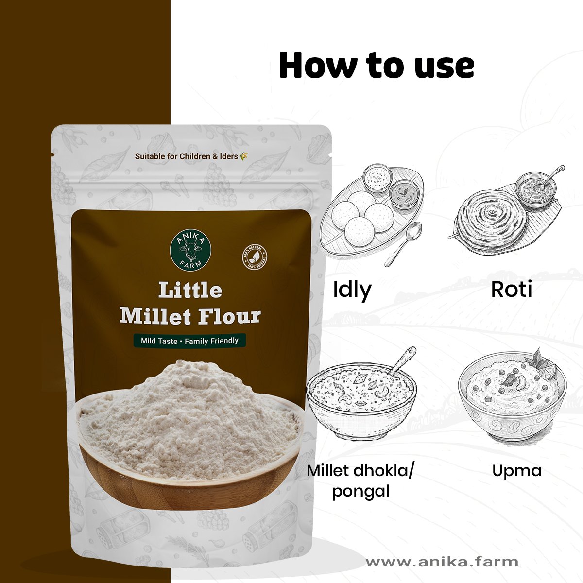 Little millet flour - Image 2