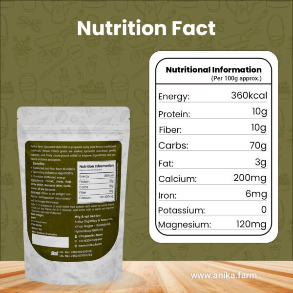 Multi Millet Malt (Sprouted)