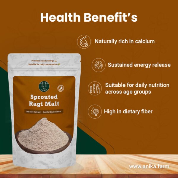 Ragi Millet Malt (Sprouted)