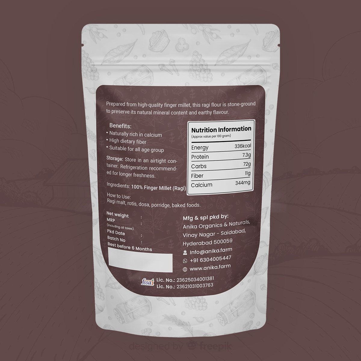 Ragi flour (Finger Millet) - Image 6
