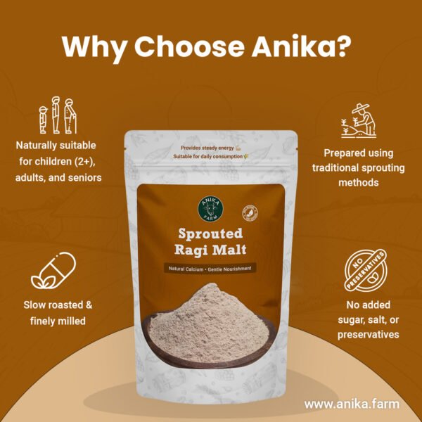 Ragi Millet Malt (Sprouted)