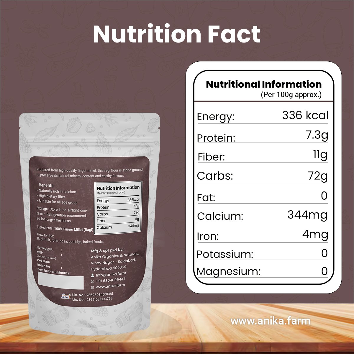 Ragi flour (Finger Millet) - Image 4