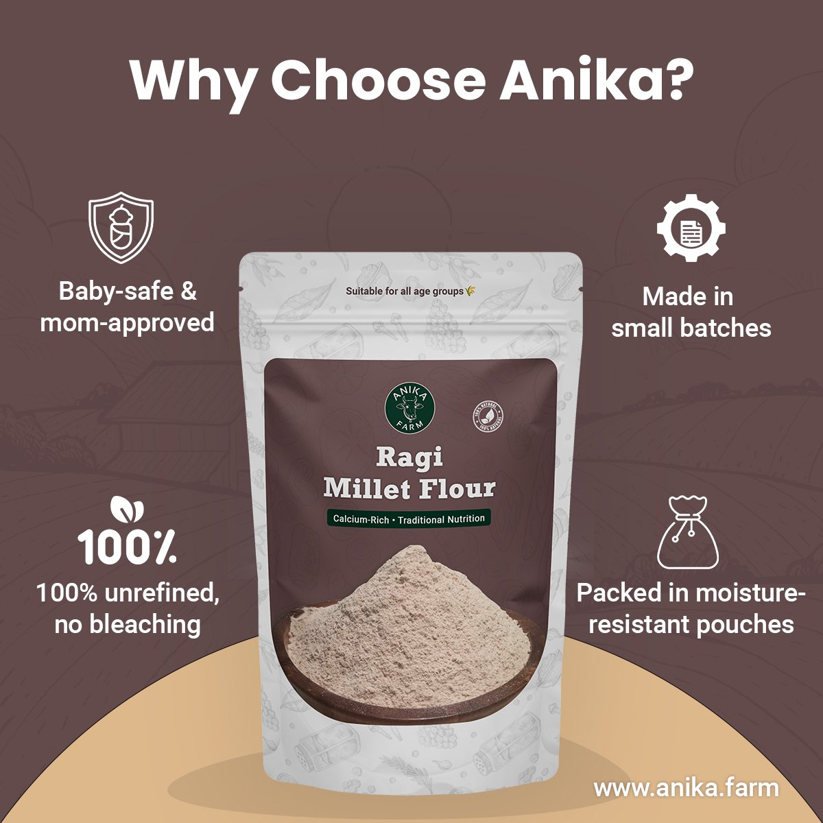Ragi flour (Finger Millet) - Image 5