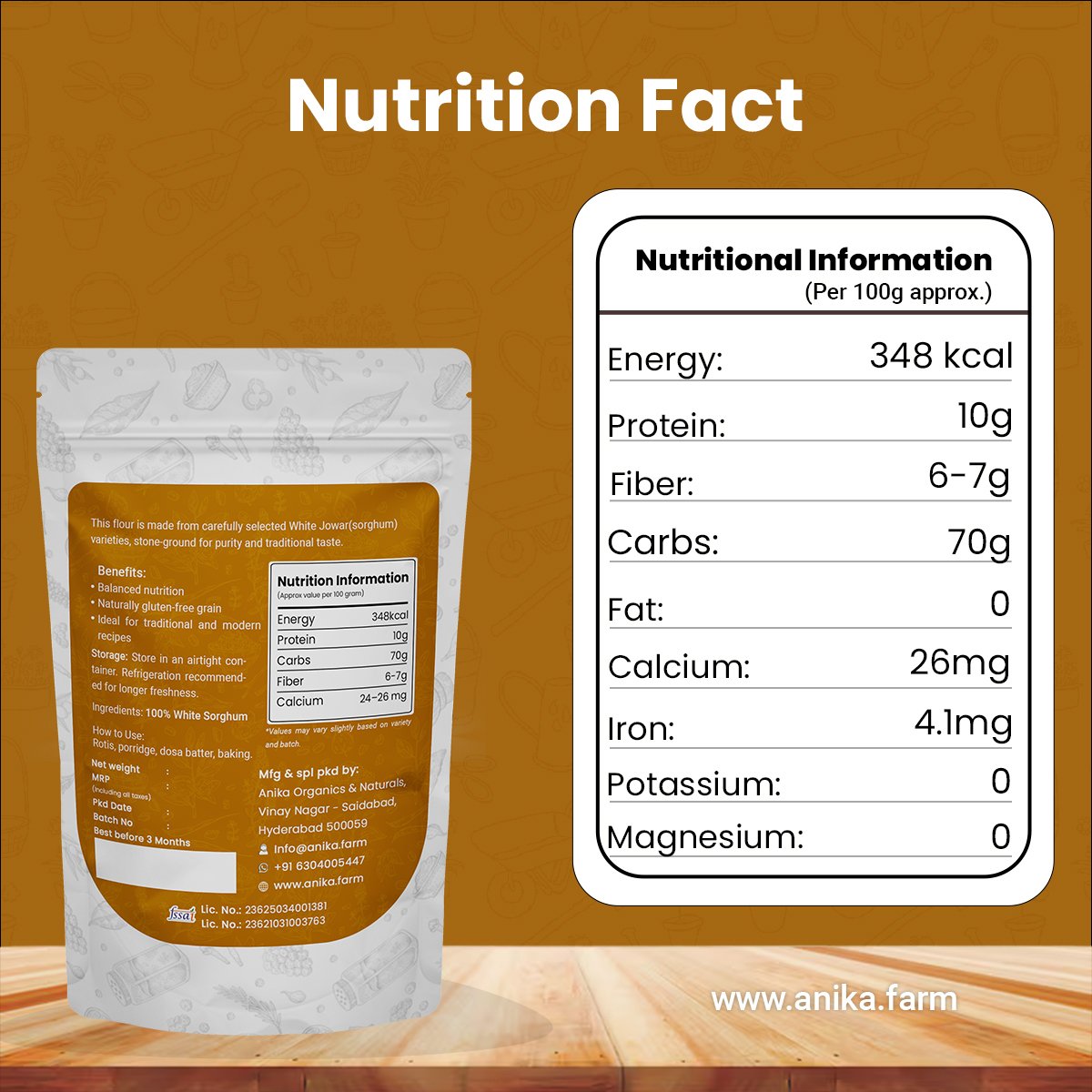 White Jowar Flour - Image 2