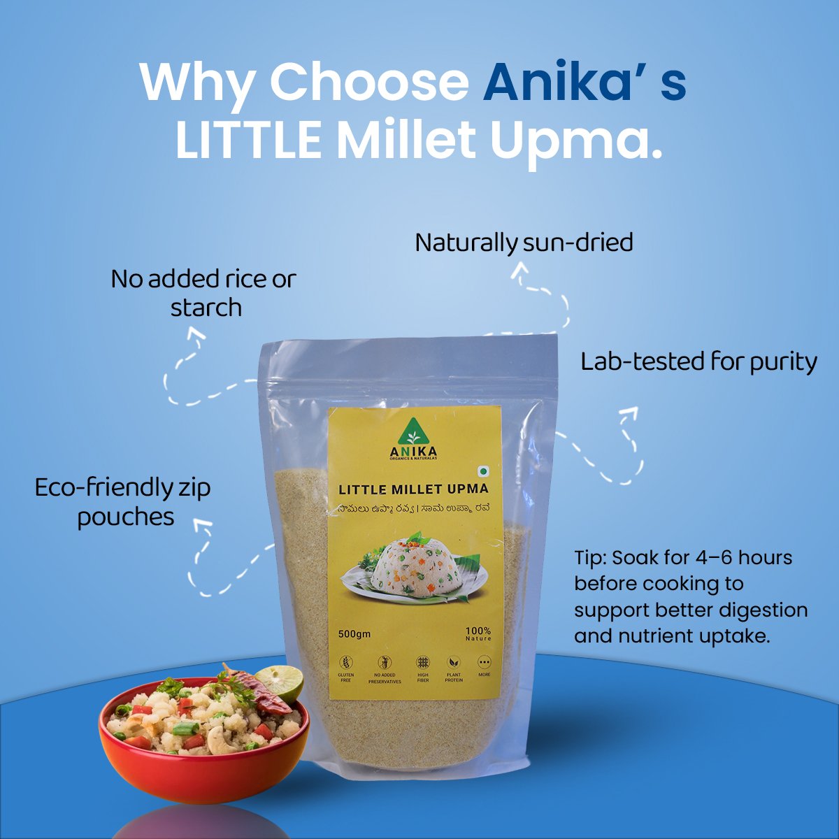 Little Millet Upma Rava - Image 2