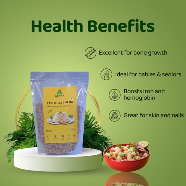 Raagi Millet Upma Rava