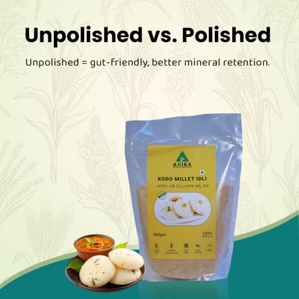 Kodo Millet Idli Rava