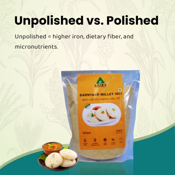 Barnyard Millet Idli Rava