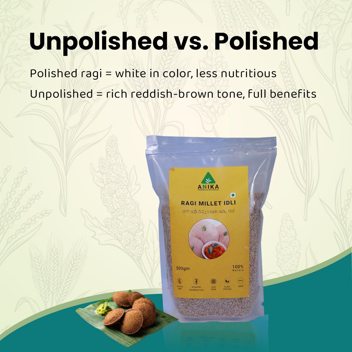 Raagi Millet Idli Rava - Image 5