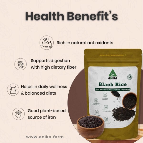 Black Rice (Kavuni / Krishnaveni Rice)